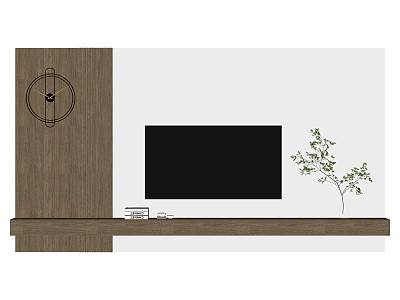 background wall TV background wall model