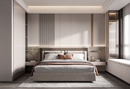 Modern Bedroom 3d model