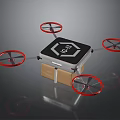 Space Aerospace Quadcopter Drone With Orange Package And DP13 Logo