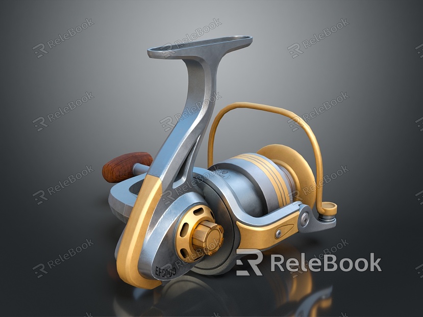 Line Wheel Fishing Wheel Fishing Wheel Sea Wheel Sea Wheel Fishing Gear Fishing Equipment model