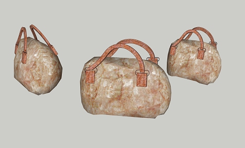 Stone bag SU model 3d model