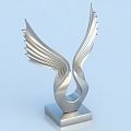 Trophy Memorial Cup Prizes Champion Prizes Souvenir Ornaments Decoration Gold Cup Silver Cup 3d model