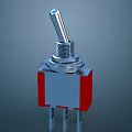 Modern Switch Toggle Switch 3d model
