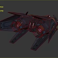 Modern Spaceship Spacecraft 3d model