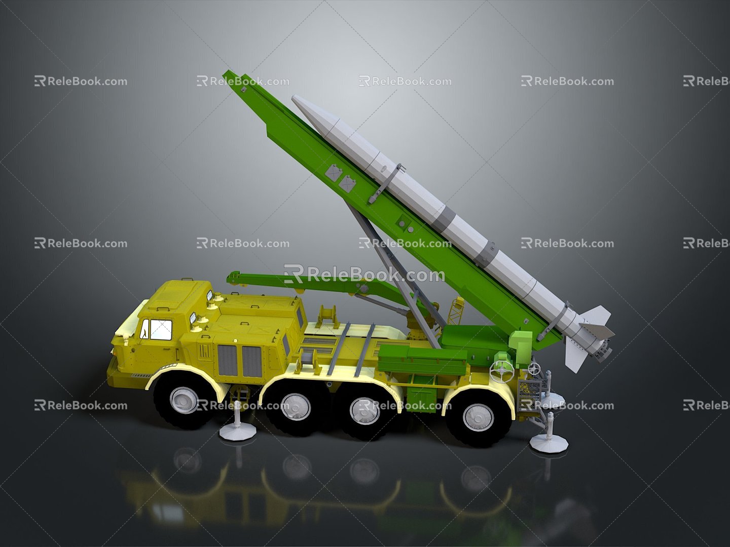 missile vehicle anti-aircraft missile vehicle cruise missile vehicle anti-tank missile vehicle military vehicle military vehicle transportation 3d model