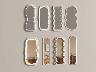 Modern Mirror 3d model