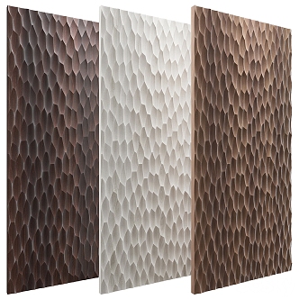 Modern background wall 3d model