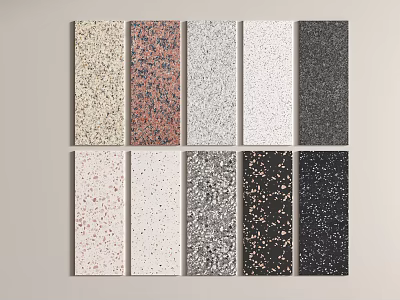 modern stone terrazzo granite 3d model