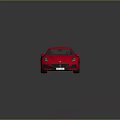 Red Sports Car With Sleek Design Modern Styling And Black Alloy Wheels