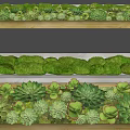 Decorative Flower Planters With Lush Succulents Mounded Greenery And Garden Design