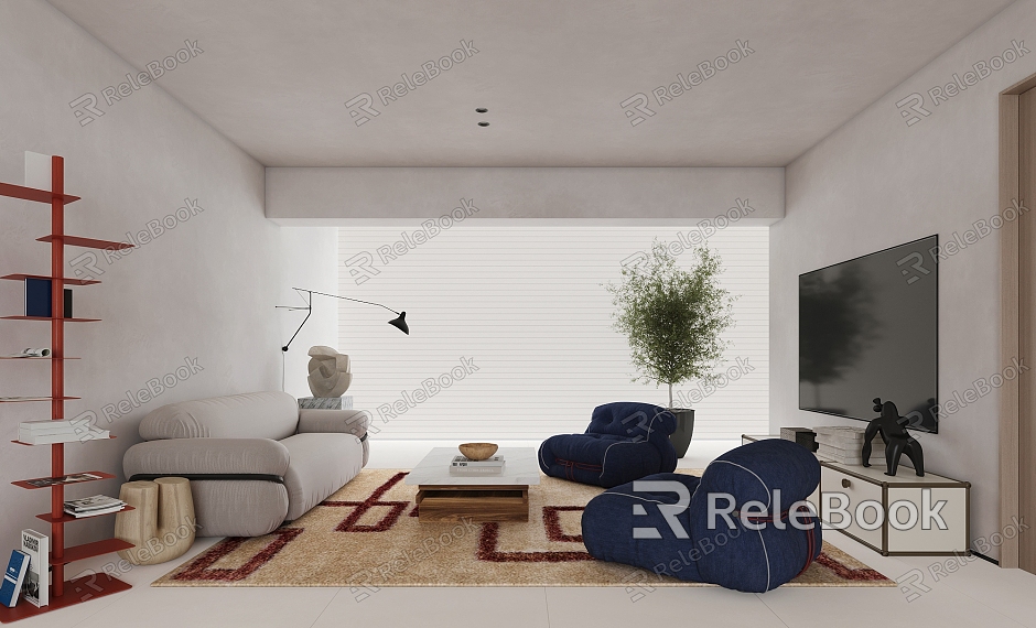 Modern Style Living Room model