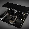 Mercedes-Benz Electric Vehicle Charging Station With Commercial Charging Piles And Parking Bays