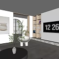 Modern Basement 3d model