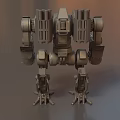 Robot AI Intelligent Machine Mech Warrior Doom Machine Warrior Mechanical Warfighter Super Realistic High Precision Video Level 3d model