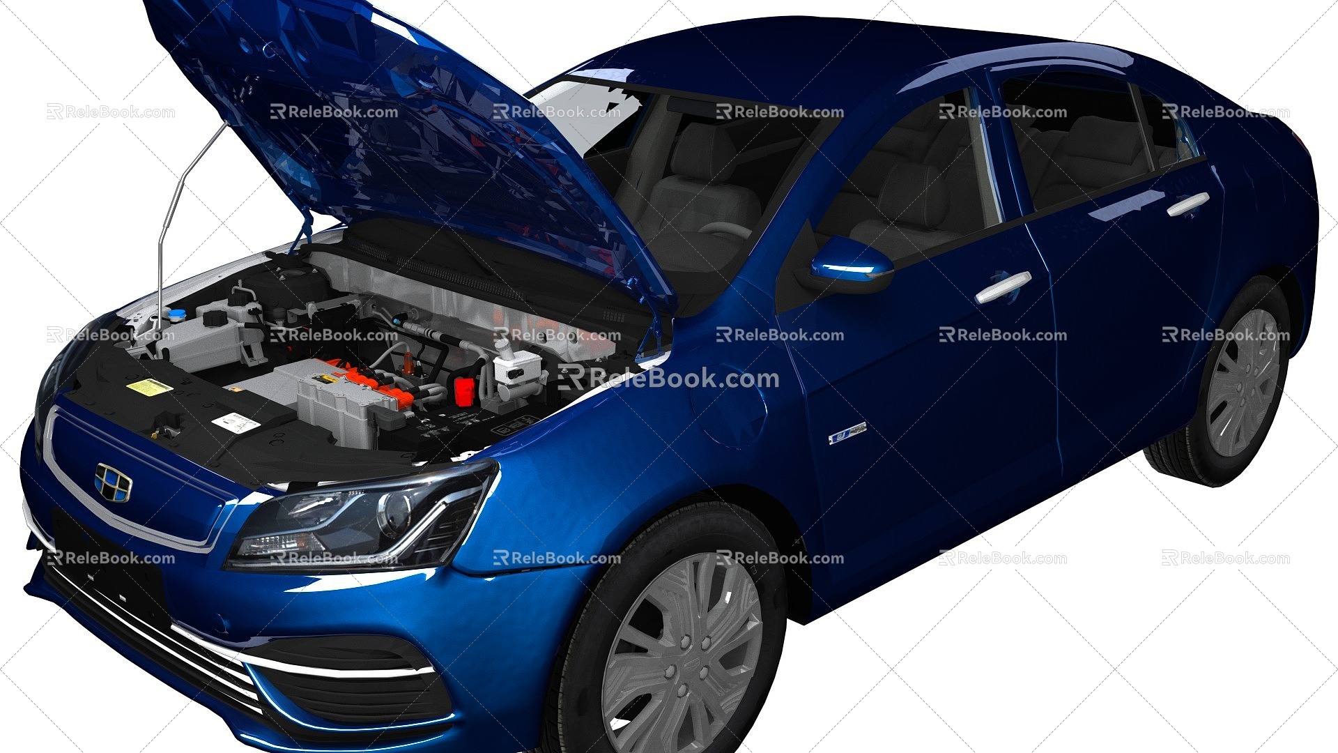 Geely Emgrand EV450 Geely car battery motor control 3d model