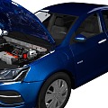 Geely Emgrand EV450 Geely car battery motor control 3d model