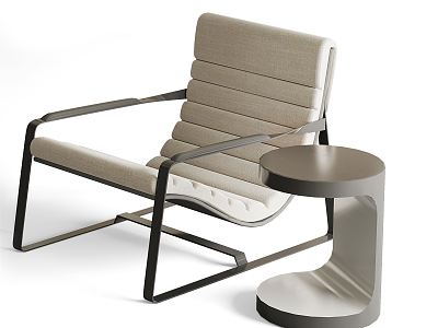 Modern single chair model