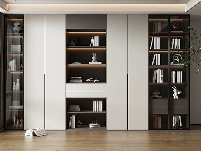 Home bookcase model