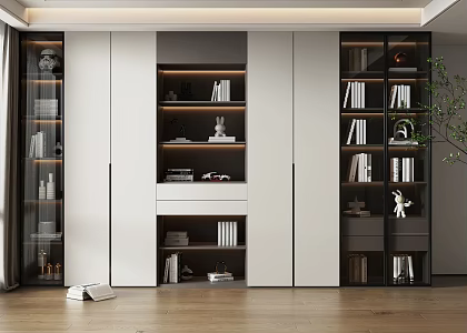 Home bookcase 3d model