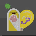 Wuxiang Lake Animal Theme Park Photo Spot With Four Leaf Clover Heart And Paw Print
