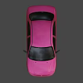 Pink Hyundai Classic Compact Sedan with Sleek Body Design Silver Wheels and Tinted Windows