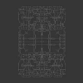 Detailed Architectural Building Floor Plan Layout With Room Structures And Design