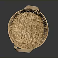 Practical Handwoven Storage Basket With Dual Handles For Home Organization Needs