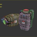 Grenade Grenade Gun Grenade Grenade Ammunition Military Grenade Smoke Bomb Science Fiction Grenade Throwing Weapon 3d model