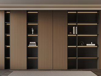 Italian Bookcase 3d model