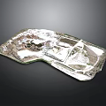 Shiny Silver Metal Vehicle Component With Detailed Structure And Holes