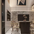 Modern Basement Interior With Play Tent And Furniture