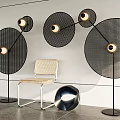 Modern floor lamp 3d model