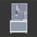 Three Automated Precision Equipment Units With Transparent Enclosures And Control Panels
