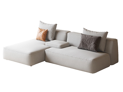 Modern Small Apartment Sofa model