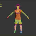 Man Wearing Yellow Soccer Jersey With Blue Sleeves Timer Logo Yellow Shorts And White Cleats
