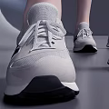 Stylish Gray Sports Shoes With Comfortable Lightweight Design For Everyday Wear