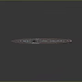 Detailed Blue Green Ship Model With Red Bottom Hull And Upper Deck Details