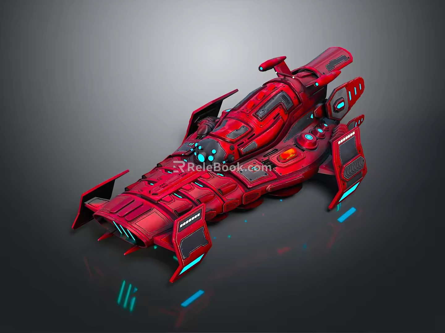Modern fighter sci-fighter next-generation fighter sci-fighter 3d model