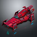 Modern fighter sci-fighter next-generation fighter sci-fighter 3d model