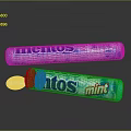 Mentos Classic Mint Chewy Candies In Roll Packaging For Fresh Breath