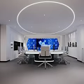 Efficient Household Registration Service Area With Yellow Walls Counter Stools And National Flags