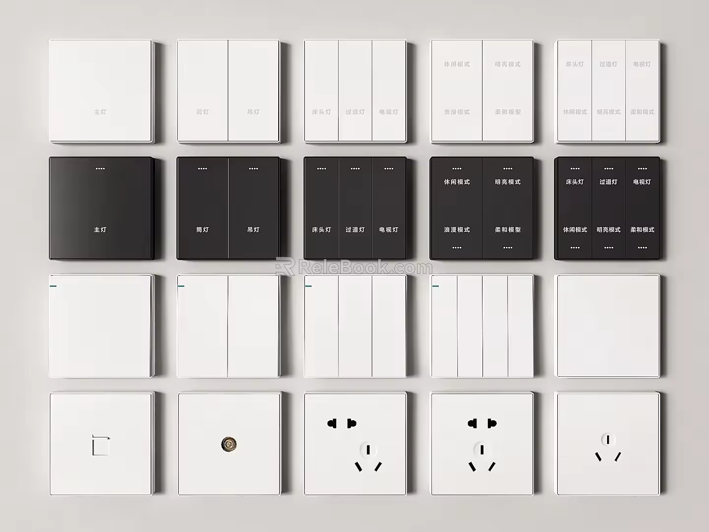 Modern Switch Socket Switch Socket 3d model
