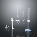 Bathroom Living Essentials Including Faucet Showerhead And Handheld Shower With Water Spray