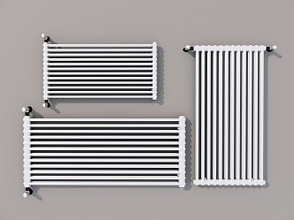 Modern radiator 3d model