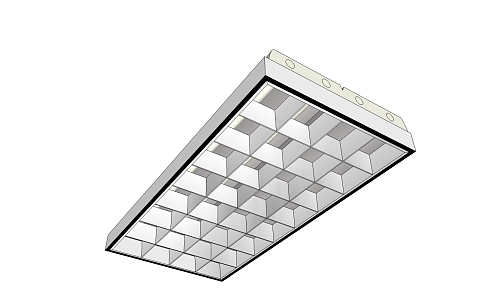 modern grille lamp grille lamp 3d model