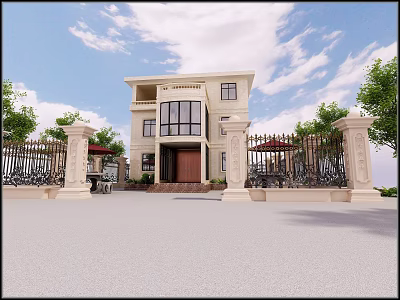 Villa Appearance 3d model