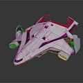 Modern fighter sci-fighter sci-fighter space fighter 3d model