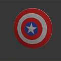 Modern Shield Medieval Shield Captain America Shield Ancient Shield 3d model