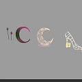 Garden Ornaments Featuring Heeled Shoe Shape Star Moon Pink Moon And Magic Wand Designs