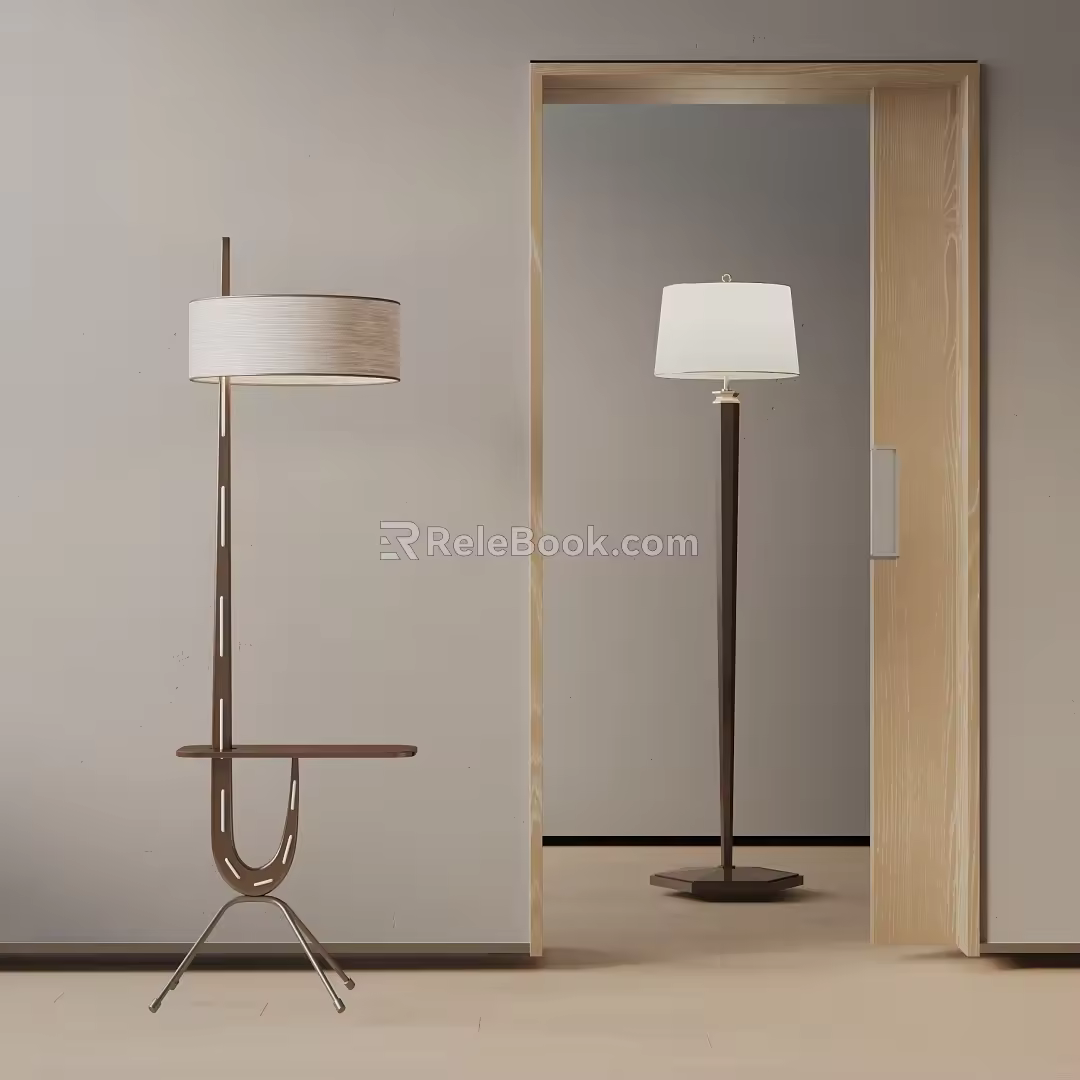 Modern floor lamp 3d model